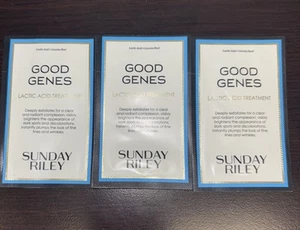 3x SUNDAY RILEY Good Genes All-In-One Lactic Acid Treatment Serum 0.03oz Sample - Picture 1 of 2