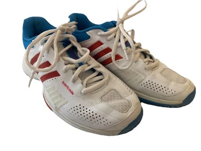 Adidas Barricade Court White & Red Tennis Athletic Shoes Men's US Size 7.5 - Image 1 of 4