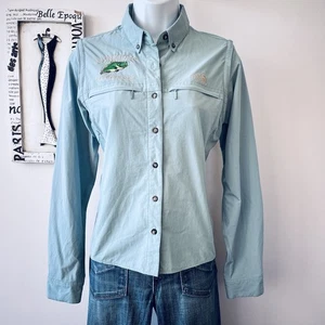 Women’s The North Face Summit Series Blue Shirt Jacket Size S - Picture 1 of 9