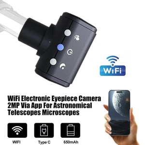 WiFi Electronic Eyepiece Camera 2MP Via App For Telescopes Microscopes - Picture 1 of 13