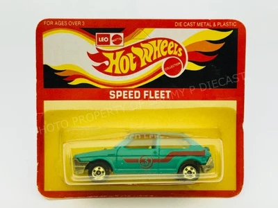 Hot Wheels LEO INDIA Blackwall FIAT RITMO Teal Red Stripe NEW in BLISTERPACK !! - Image 1 of 4