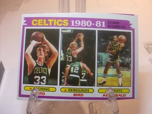 1981-82 Topps Basketball Card #45 Boston Celtics TL (96160) - Picture 1 of 2