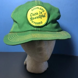 DOEBLER Corn Is Beautiful Hybrid Seed K Product Hat Corn Snapback Cap Hat Farmer - Picture 1 of 12