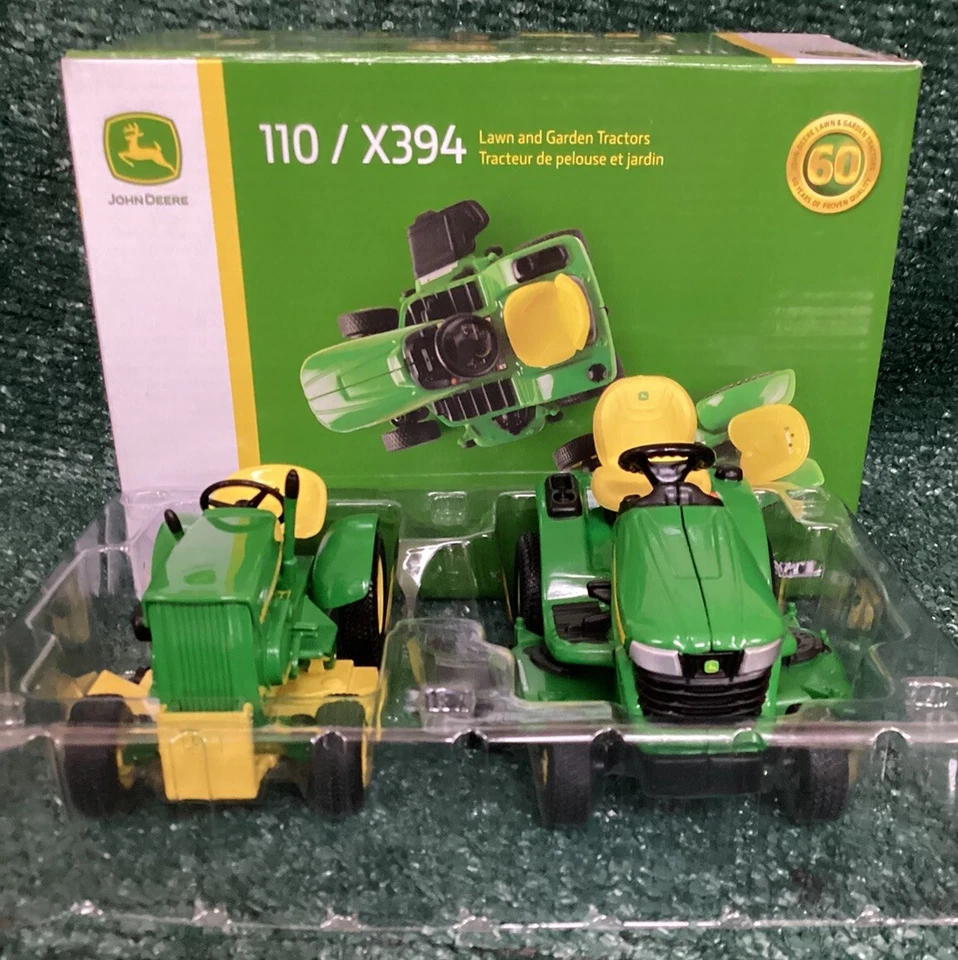 John Deere 60th Anniversary Mower Set You Get a 110 & X394 In 1/64 Scale - Image 1 of 1