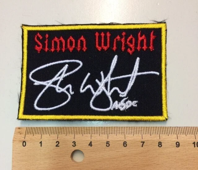 AC/DC  Patch (M303a) Simon Wright   Autogramm ungebraucht Neu - Bild 1 von 1