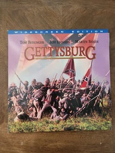 "Gettysburg" Laserdisc LD Extended Play Widescreen Edition 3 Discs - Picture 1 of 11