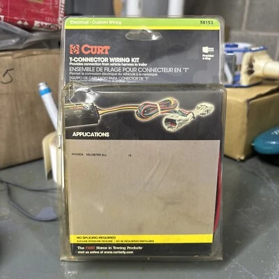 CURT, T-Connector Wiring Kit, for Hyundai Veloster 2012, #56153 - Изображение 1 из 4