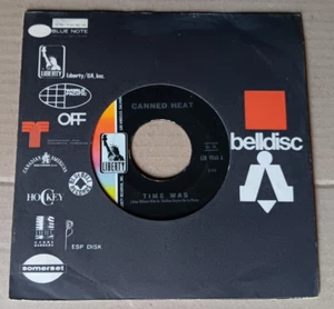 Vinile 45 giri CANNED HEAT - Time was / Low down Vg+/Ex- - Foto 1 di 2