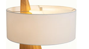 NOVA of California Obelisk Floor Lamp White Cotton-Linen Shade *SHADE ONLY* - Picture 1 of 3