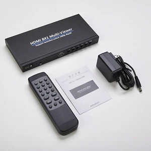 8-in-1 Multi-viewer Switch Support Seamless Switch 1080p 4kp30 - Picture 1 of 17