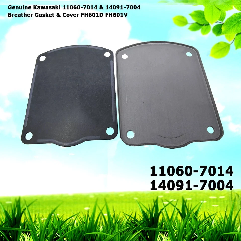 Junta y cubierta de respirador originales Kawasaki 11060-7014 y 1491-7004 FH601D FH601V Foto 1 de 4