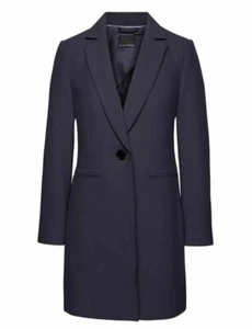 Banana Republic italienischer Melton Car Mantel, Gr. 0 marine #357905  - Bild 1 von 7