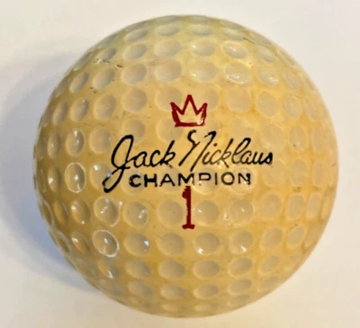 Vintage Jack Nicklaus Golf Ball Champion "Crown" 1960’s Liquid Center MacGregor - Image 1 of 4