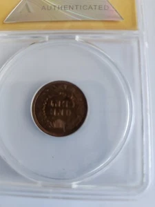 1889 . Indian Head Cent , MS 64 , RB , Anacs - Picture 1 of 8