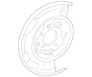 TOYOTA Genuine 46503-20010 46504-20010 Plate Sub-Assy Parking Brake RH LH - Picture 1 of 2