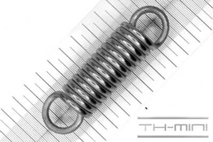 Resorte de tracción 4 mm gancho ojal 24x85,6 mm 65,6 kg espiral acero inoxidable metal - Imagen 1 de 1