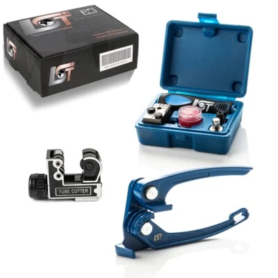 LST Mini Bördelgerät Bremsleitung 4,75 mm 3/16" + Rohrbiegezange + Abschneider - Bild 1 von 4
