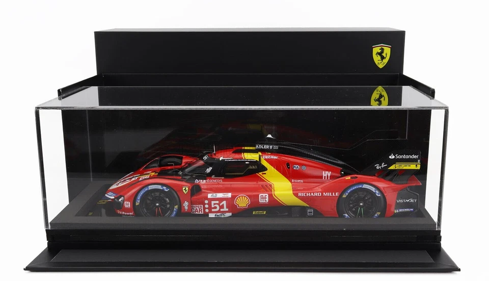 LOOKSMART 1:18 FERRARI 499P AF CORSE WINNER 24H LE MANS 2023 #51 LOOK SMART 499 - Immagine 1 di 4