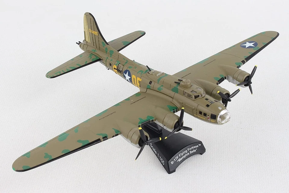Boeing B-17 Flying Fortress "Memphis Belle" 1/155 Scale Diecast Metal Model - Image 1 of 4