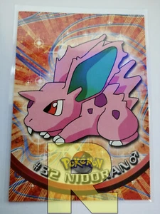 Nidoran ♂ 32 ® Topps Trading Cards 1999 Series 1 ® Pokemon ® Italiano ® EX - Picture 1 of 4