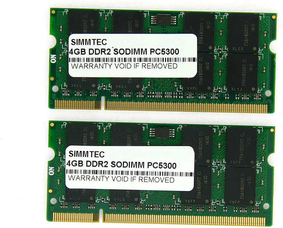 Simmtec 8GB [2x4GB] DDR2-667 (PC2-5300) RAM Memory Upgrade Kit for The NCR RealP - Image 1 of 1
