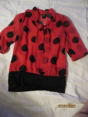 Túnica Popover Rue 21 Mujer Talla S Multicolor Transparente Manga 3/4 con Elástico Foto 1 de 4