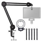 TOMLOV Adjustable Stand Flexible Arm 144-LED Ring Lamp for Digital Microscope