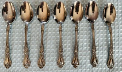 Rogers Co Acero Inoxidable Corea - Precious Rose Lote de 8 Cucharas De Colección Foto 1 de 4