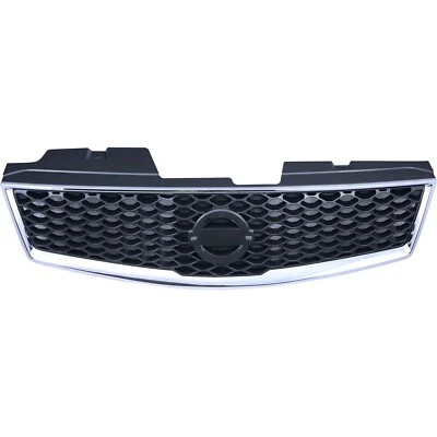 Front Chrome Gray Grille For 2007-2012 Sentra 2.5L 2009-2012 2.0L SR NI1200235 Foto 1 de 4