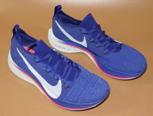 Nike Vaporfly Deep Royal Blue 4% Flyknit taglia US 6/24 cm AJ3857-400 - Foto 1 di 7