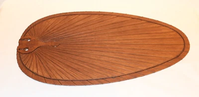 FANIMATION 21" CEILING FAN BLADES BPP4BR PLASTIC PALM BLADE BROWN (SET of 5) - Image 1 of 4