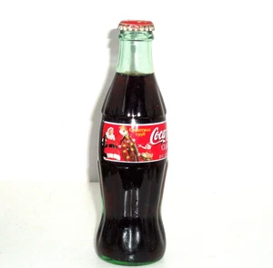 1998 Christmas Santa Claus Coke Coca Cola Bottle Vintage  Holiday Collectible  - Picture 1 of 1