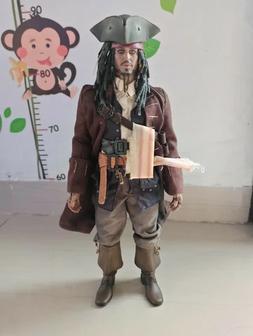 Hot Toys 1/6 Jack Sparrow Pirates Of The Caribbean Johnny Depp Cover