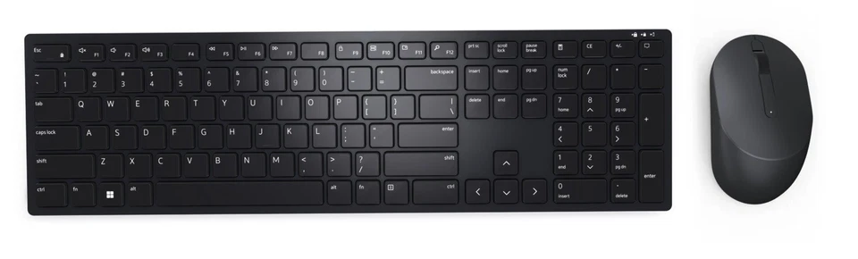 Dell Pro Wireless Keyboard & Mouse Set - Black (KM5221WBKB-UK) - Image 1 of 4