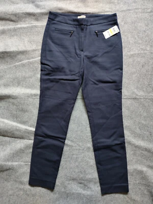 Women's Maison Jules Blue Zip Pocket Skinny Pants. Size 4 - Image 1 of 4
