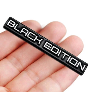 3D Black Edition Logo Metal Emblem Badge Decal Car Accessories Car Body Sticker - Foto 1 di 12