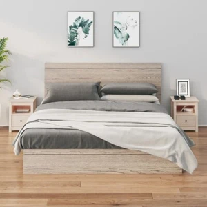 Bedside Cabinets 2 pcs 40x35x49 cm Solid Wood Pine - Picture 1 of 1