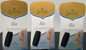 3 PACK Santé Amope Pedi Perfect Electronic Foot File Refills Extra Coarse 6ct - Picture 1 of 1