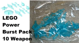 LEGO Power BURST Ninjago Weapons Pack of 10 New Sealed Translucent Matte Blue - Picture 1 of 1