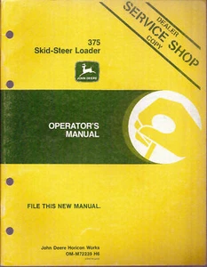 John Deere 375 Kompaktlader Bedienungsanleitung - Bild 1 von 1