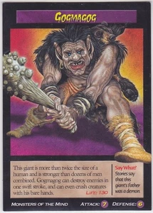 Gogamag (British Mythical Beast) Weird & Wild Creatures TCG Trading Card - Picture 1 of 1