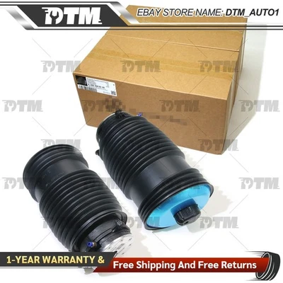 Par de bolsas de resorte de suspensión neumática trasera izquierda y derecha para Mercedes Clase C W205 C205 Foto 1 de 4