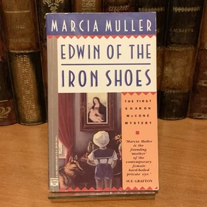 Edwin of the Iron Shoes by Marcia Muller (1990, Mass Market) - FREE SHIP at $50 - Picture 1 of 4