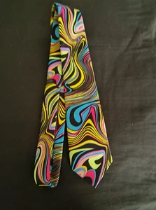 Twenty Dollar Krawatte 100 % Seide handgefertigt psychedelisch Krawatte 62 cm lang - Bild 1 von 2