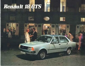 Katalog Prospekt Renault 18 GTS 1980 Spanien Espana - Bild 1 von 2