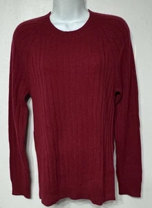 Banana Republic Sweater Scola Cashmere Mens Size XS BURGUNDY Red - Picture 1 of 6