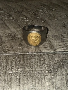 Vintage Men’s Sterling Silver Ring Signet Eagle-Bird Antique Must Read - Picture 1 of 6