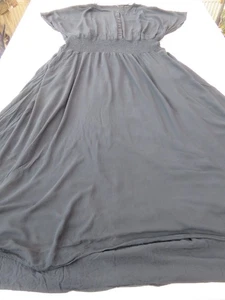 M&S ELEGANTE VESTIDO DE OFICINA DE TRABAJO AJUSTADO CINTURA AZUL MARINO SIN CORDONES UK 16 - Imagen 1 de 17