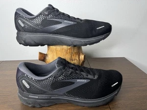 Brooks Ghost 14 Shoes Mens Size 12.5 Black Running Sneakers Athletic DNA Loft - Picture 1 of 12