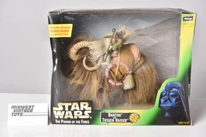 Star Wars Power of the Force Bantha and Tusken Raider 1998 Action Figue - Picture 1 of 8